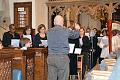 Conductor Trevor Davies in action